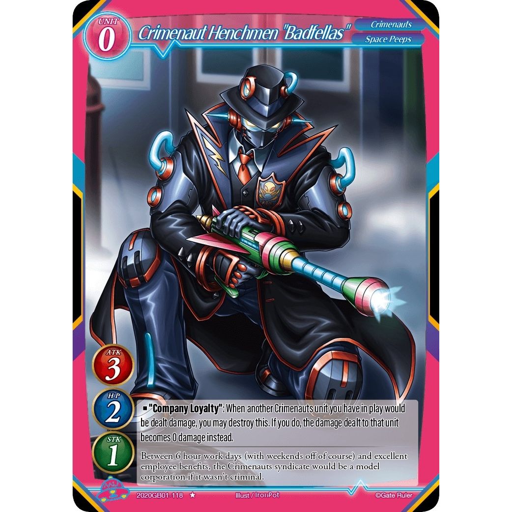 Image for Crimenaut Henchmen "Badfellas" (2020GB01-118) (GB01) - Gate Ruler