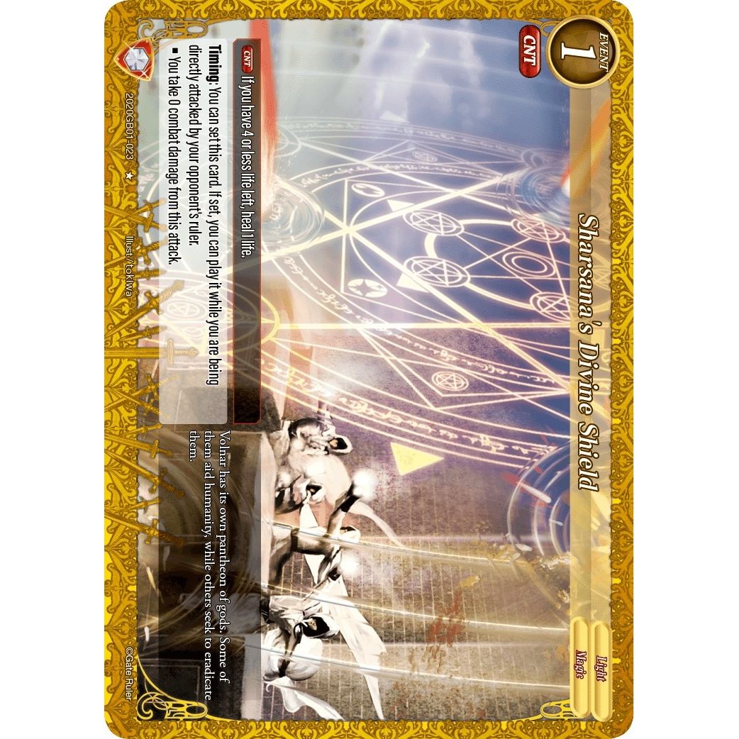 Image for Sharsana's Divine Shield (2020GB01-023) (GB01) - Gate Ruler