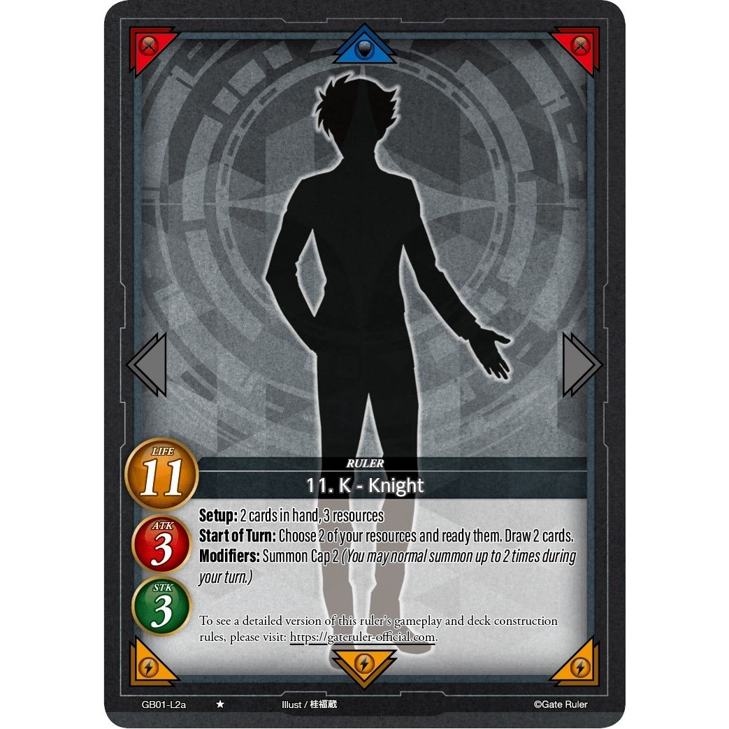 Image for 11. K - Knight (A) (GB01-L2a) (GB01) - Gate Ruler
