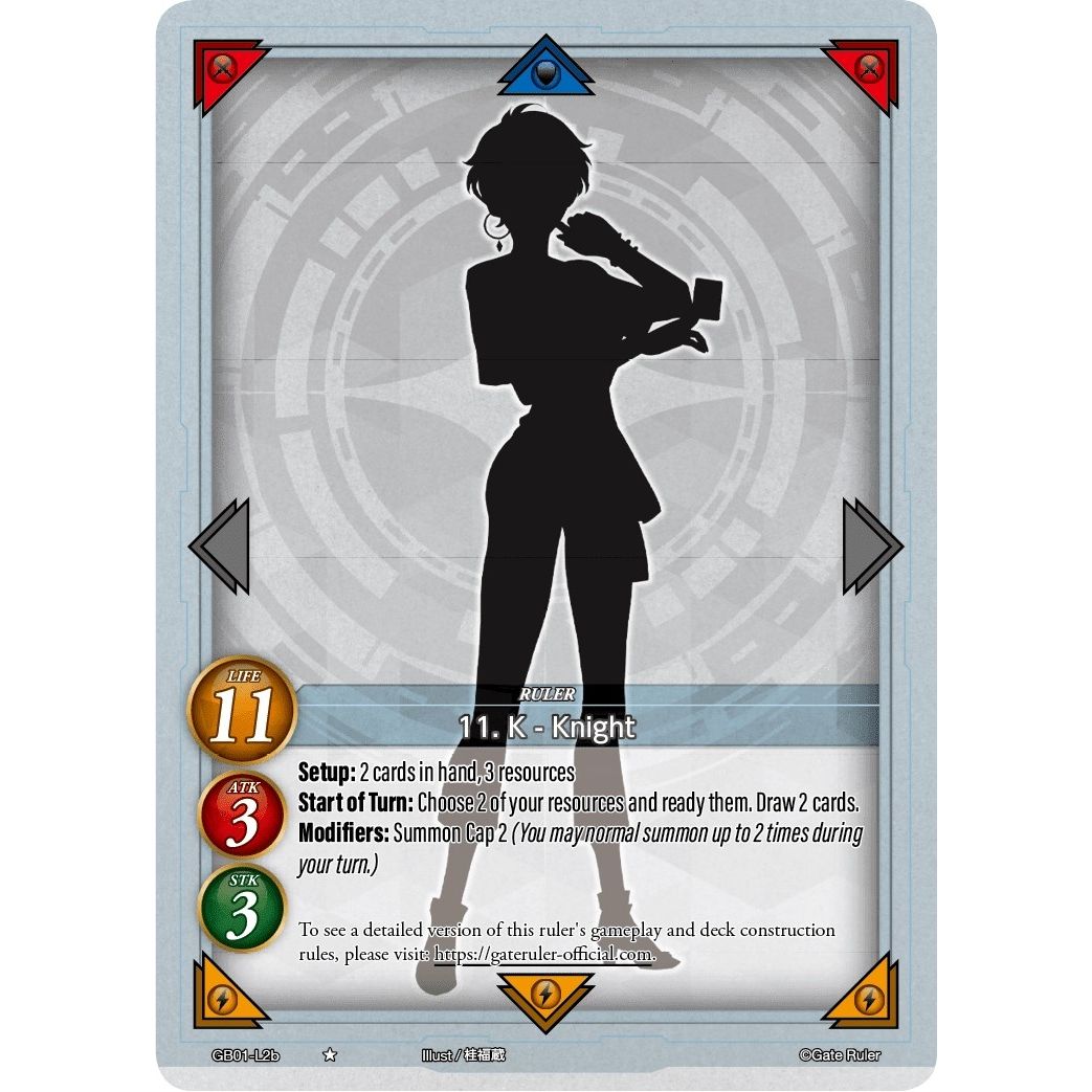 Image for 11. K - Knight (B) (GB01-L2b) (GB01) - Gate Ruler