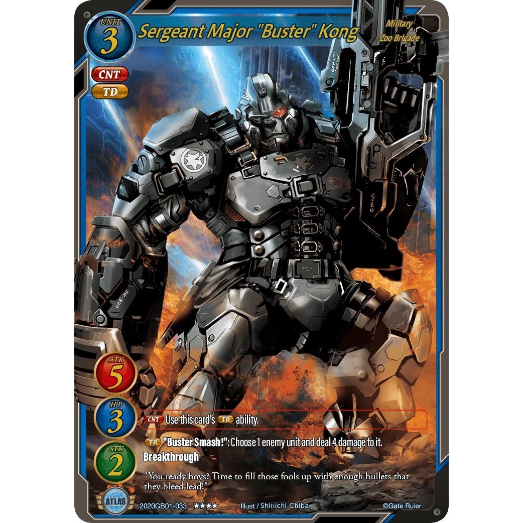 Image for Sergeant Major "Buster" Kong (2020GB01-033) (GB01) - Gate Ruler