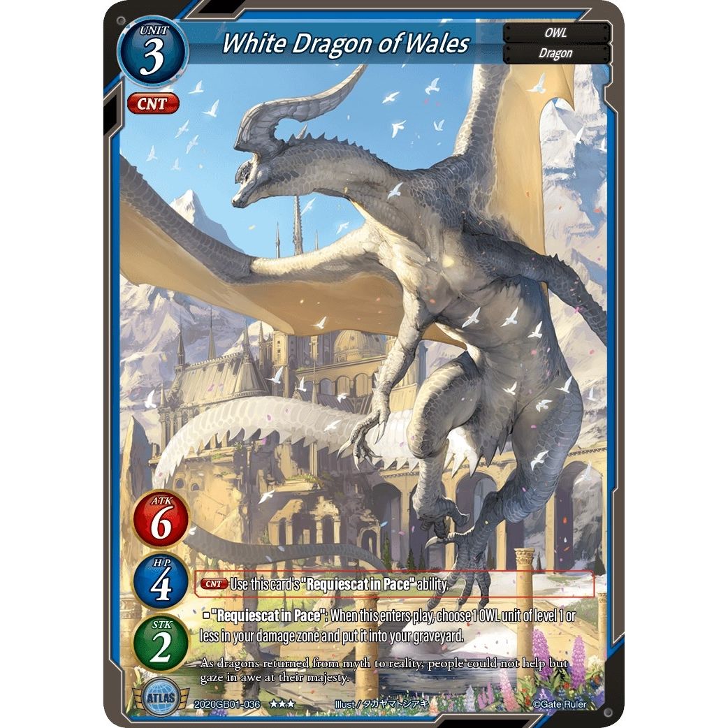 Image for White Dragon of Wales (2020GB01-036) (GB01) - Gate Ruler