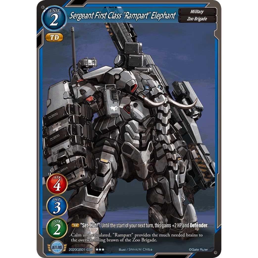 Image for Sergeant First Class "Rampart" Elephant (2020GB01-038) (GB01) - Gate Ruler