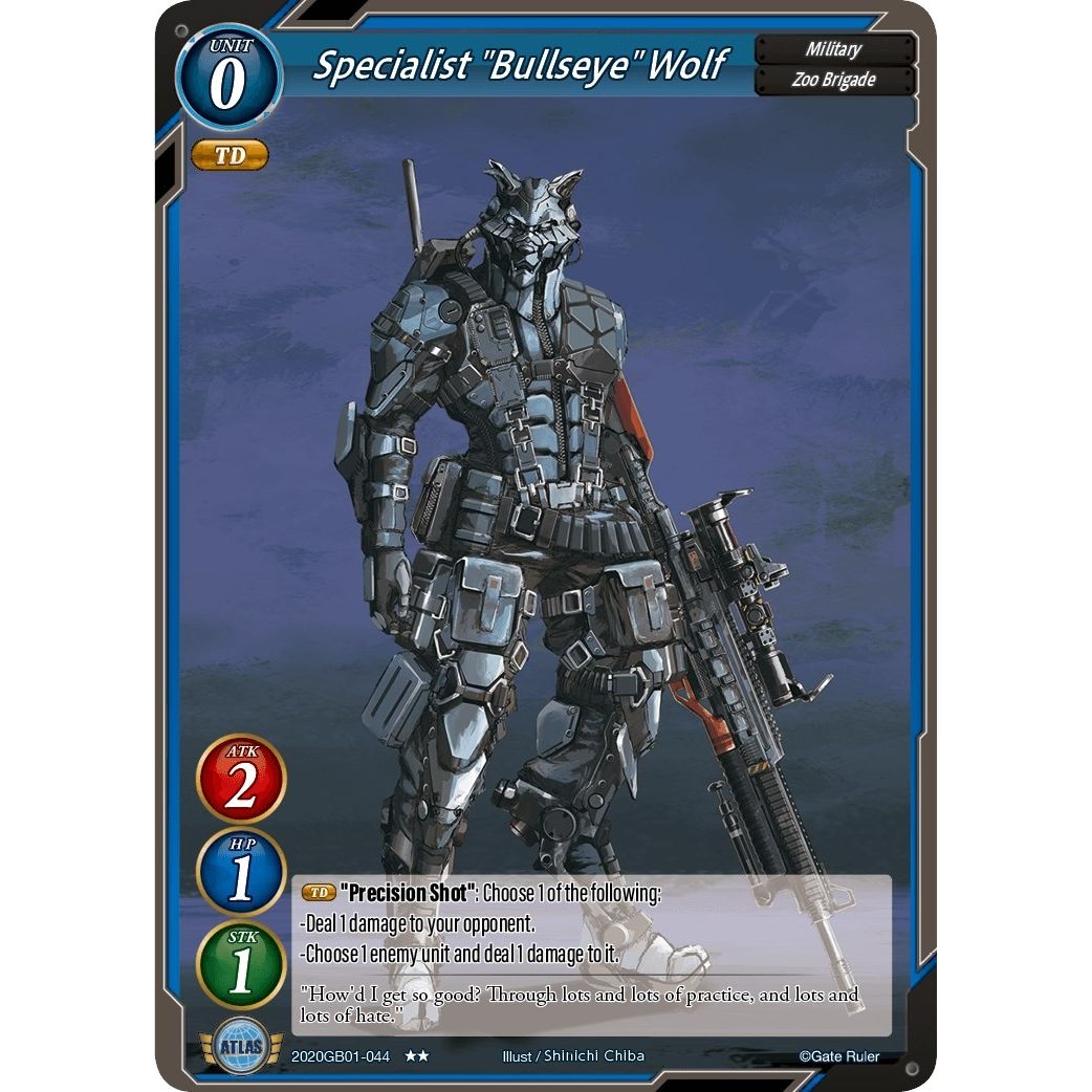 Image for Specialist "Bullseye" Wolf (2020GB01-044) (GB01) - Gate Ruler