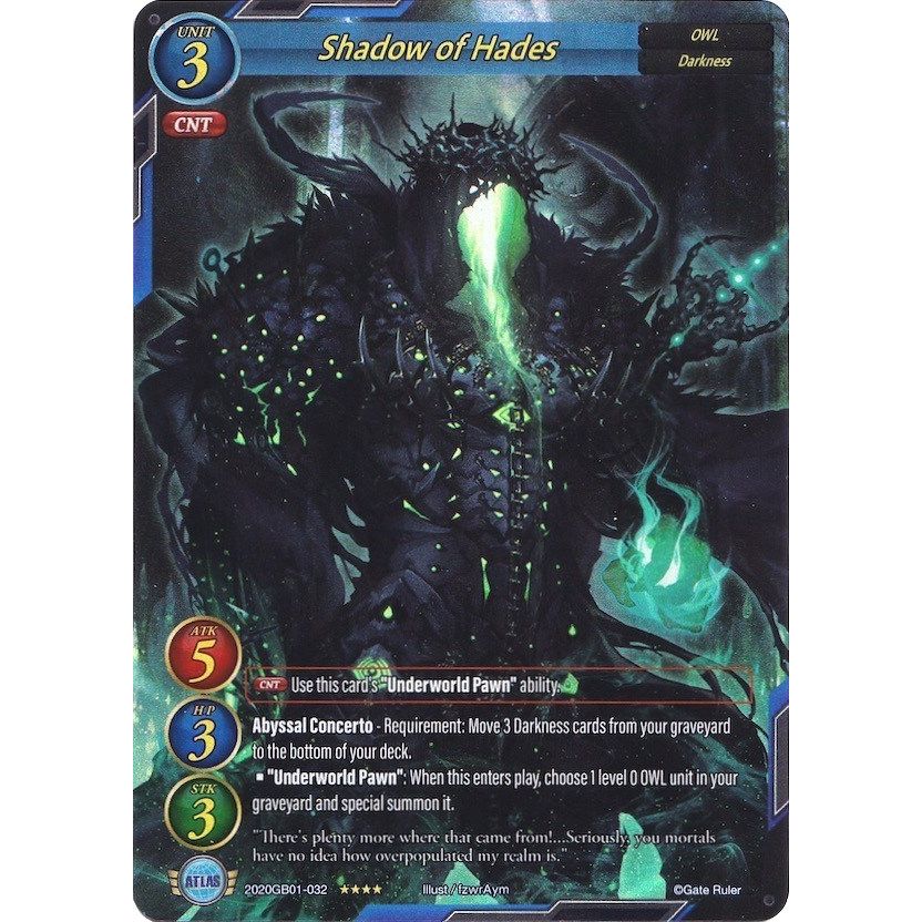 Image for Shadow of Hades (Full Art) (2020GB01-032) (GB01) - Gate Ruler