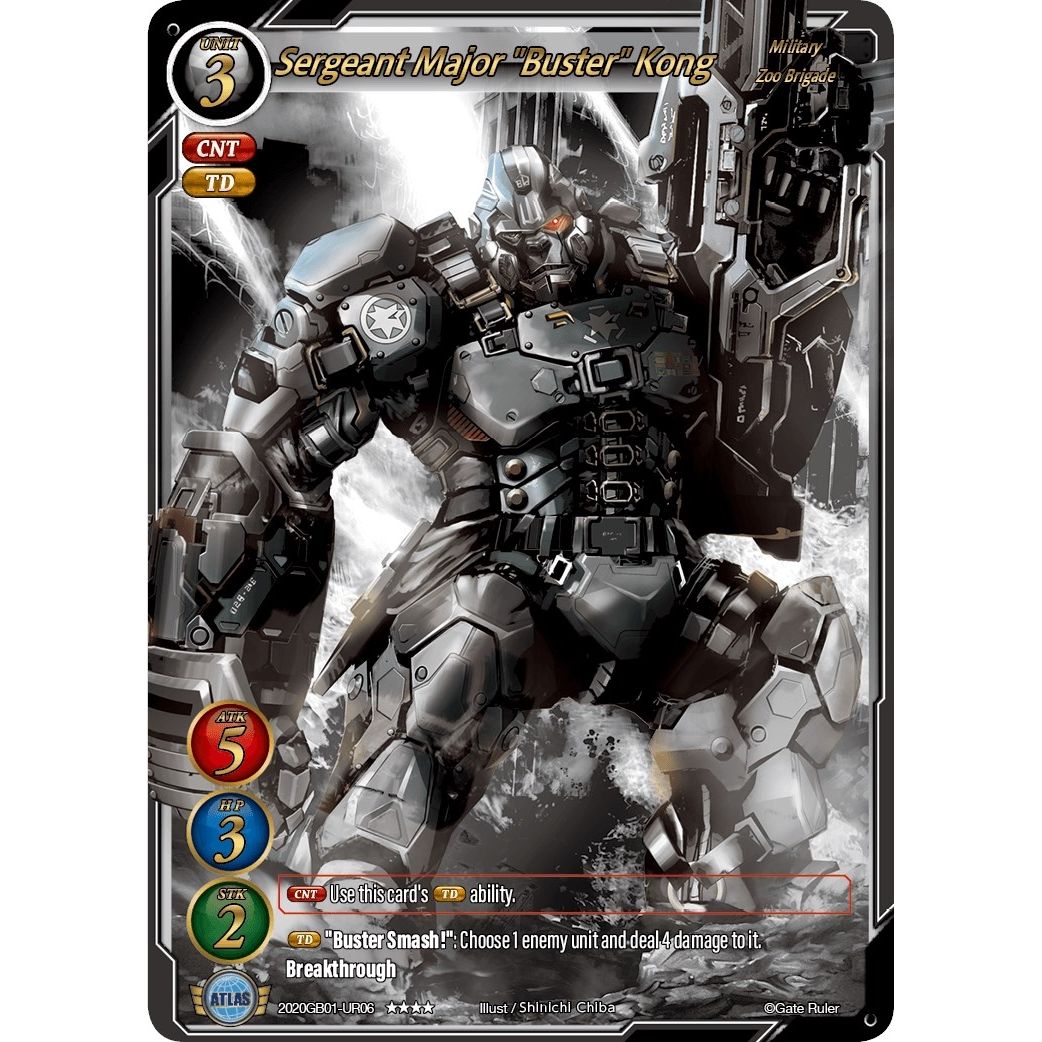 Image for Sergeant Major "Buster" Kong (Uber Rare) (2020GB01-UR06) (GB01) - Gate Ruler