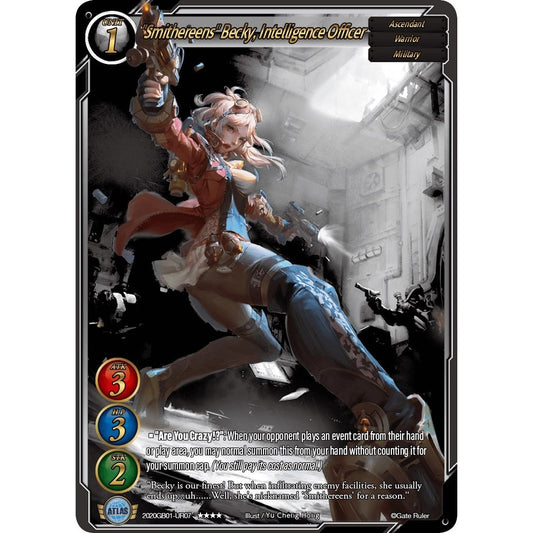 Image for "Smithereens" Becky, Intelligence Officer (Uber Rare) (2020GB01-UR07) (GB01) - Gate Ruler