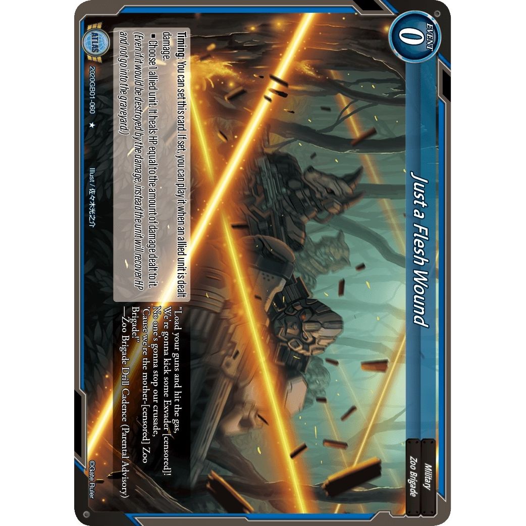 Image for Just a Flesh Wound (2020GB01-060) (GB01) - Gate Ruler