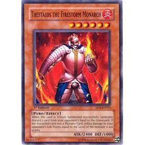 Image for Thestalos the Firestorm Monarch (SD3-EN011) (SD3) - YuGiOh
