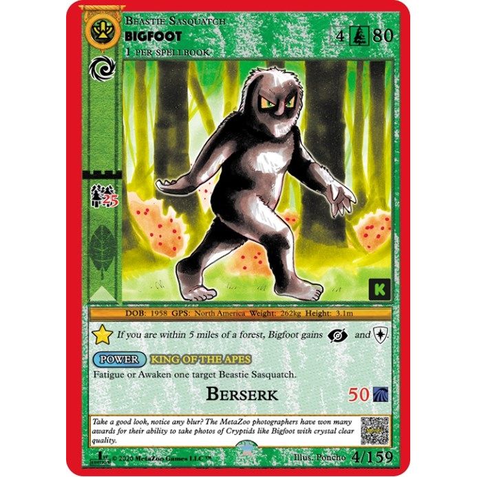 Image for Bigfoot (4) (CNKE) - MetaZoo