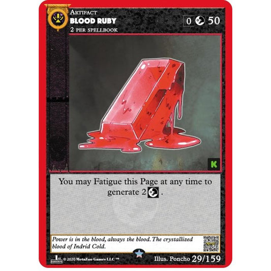 Image for Blood Ruby (29) (CNKE) - MetaZoo