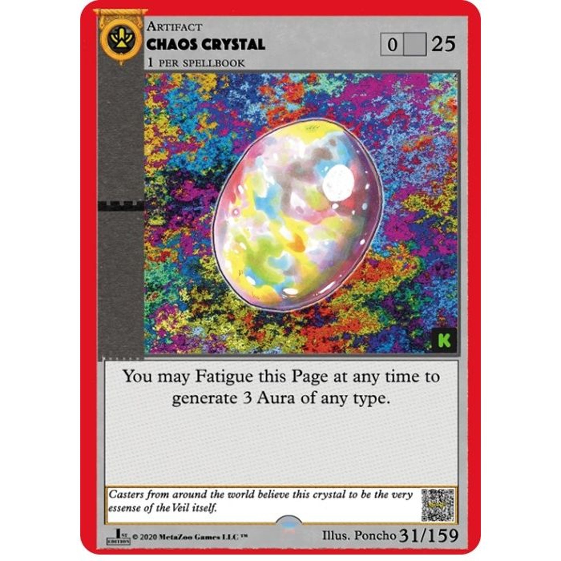 Image for Chaos Crystal (31) (CNKE) - MetaZoo
