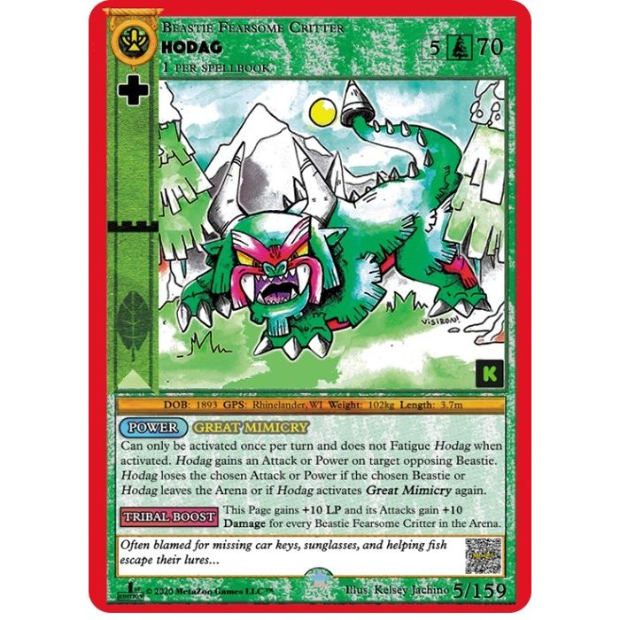 Image for Hodag (5) (CNKE) - MetaZoo