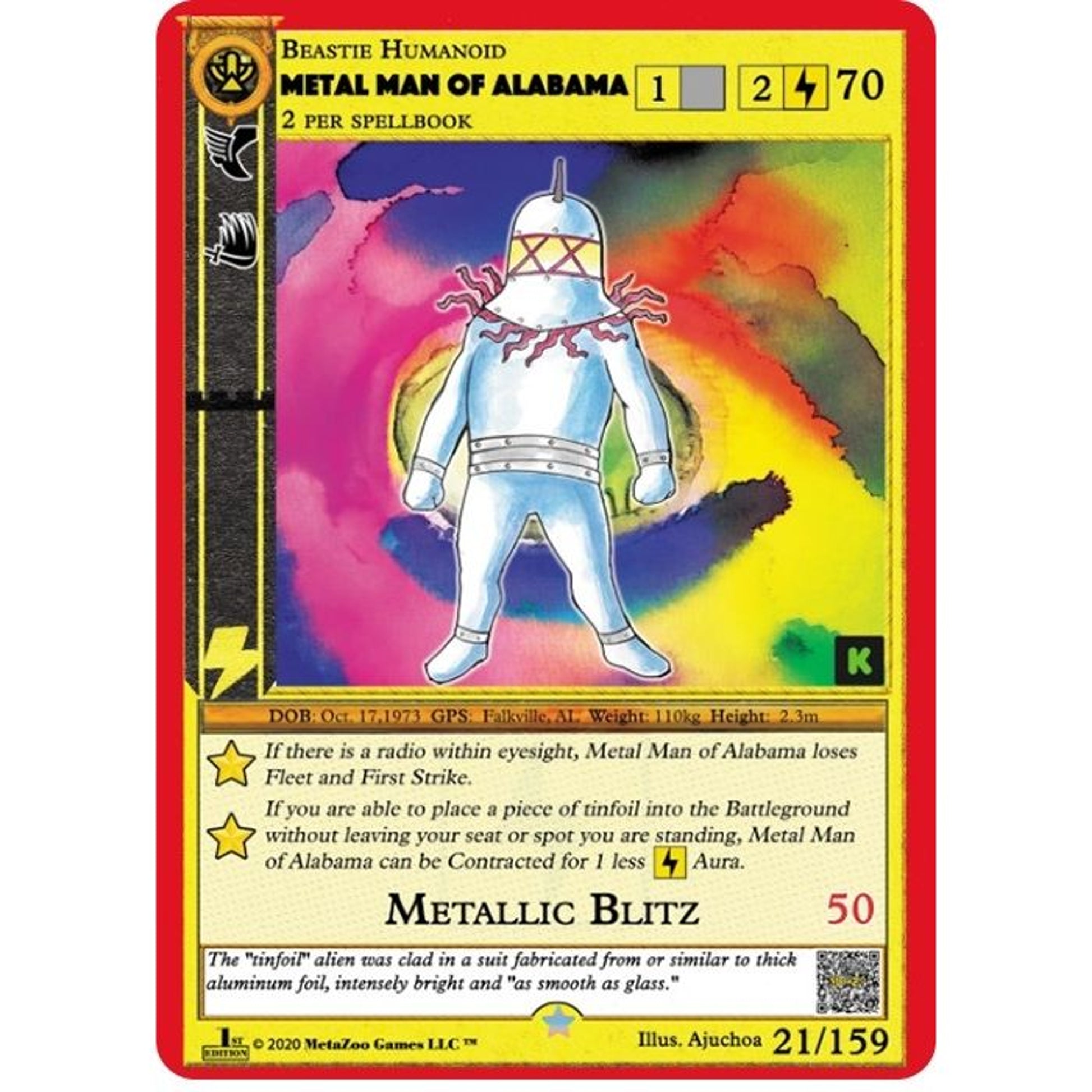 Image for Metal Man of Alabama (21) (CNKE) - MetaZoo