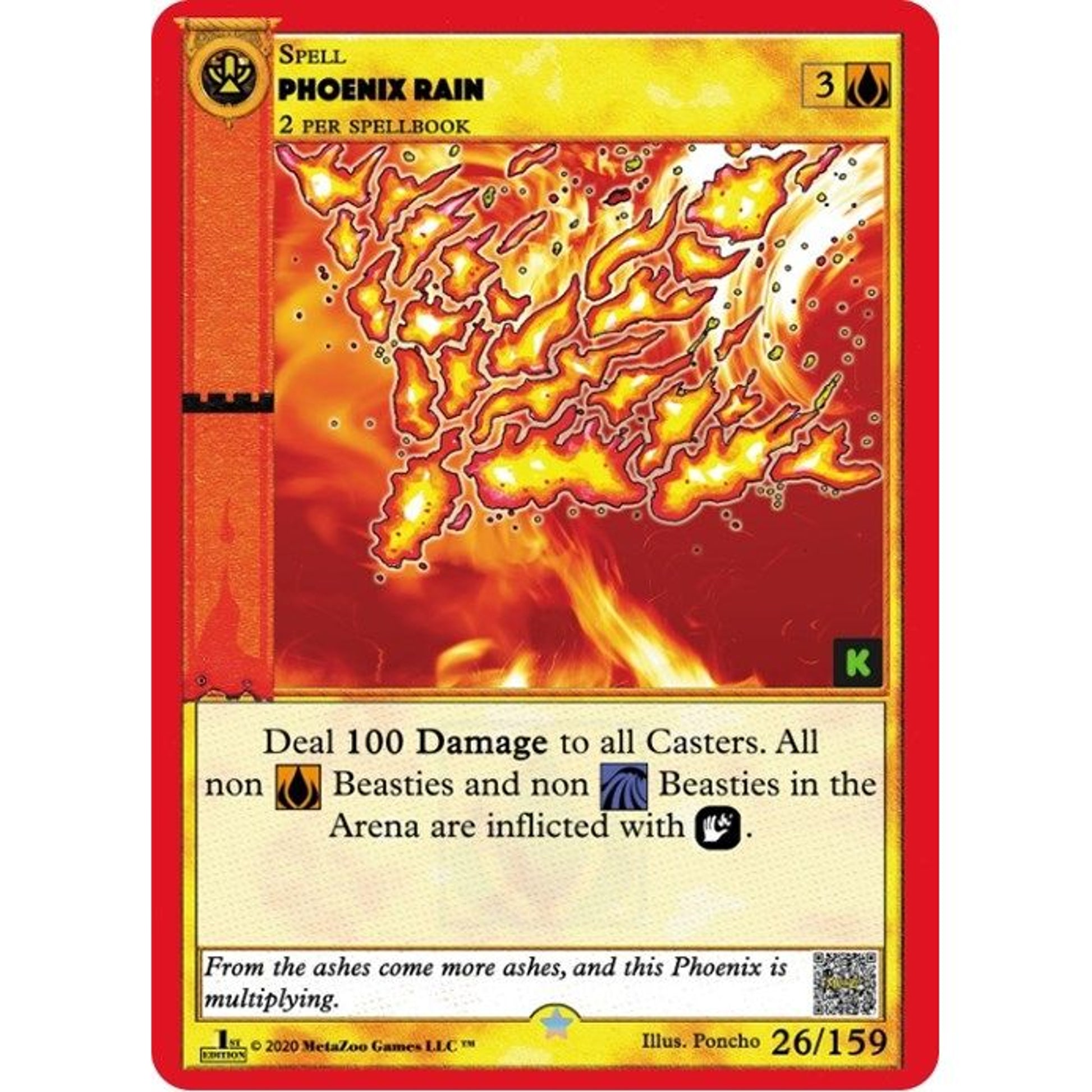 Image for Phoenix Rain (26) (CNKE) - MetaZoo