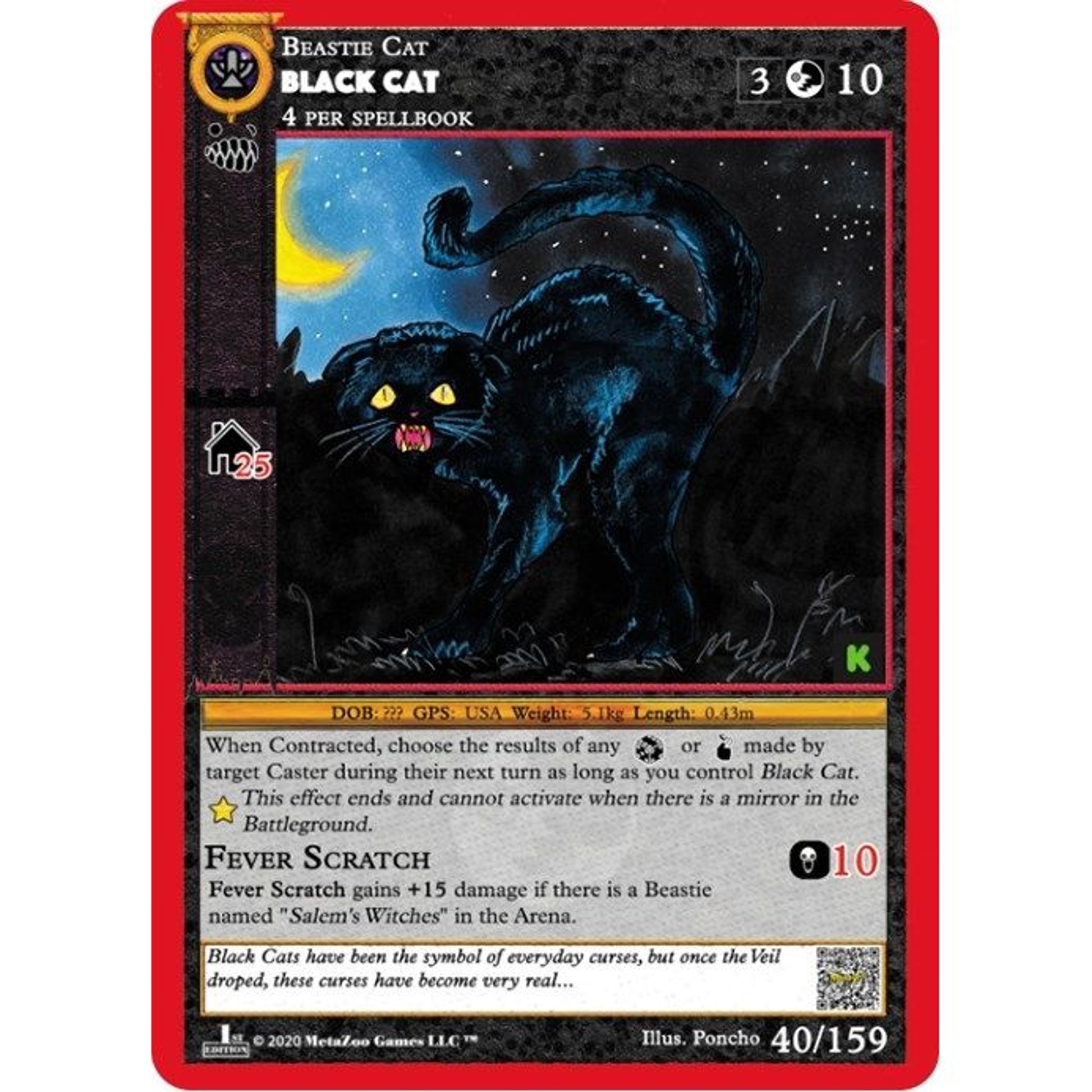Image for Black Cat (40) (CNKE) - MetaZoo