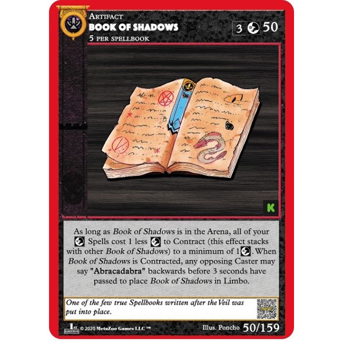 Image for Book Of Shadows (50) (CNKE) - MetaZoo