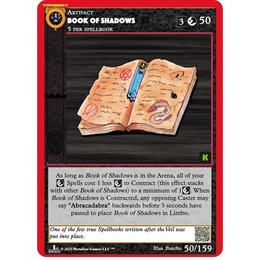 Image for Book Of Shadows (50) (CNKE) - MetaZoo