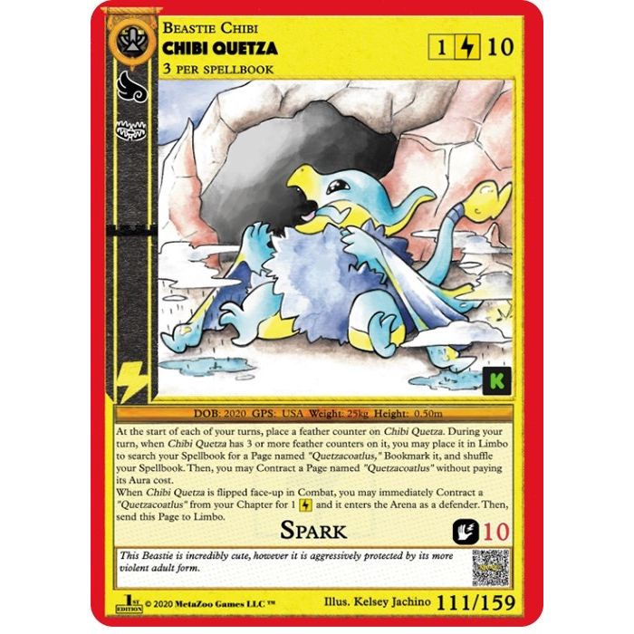 Image for Chibi Quetza (111) (CNKE) - MetaZoo