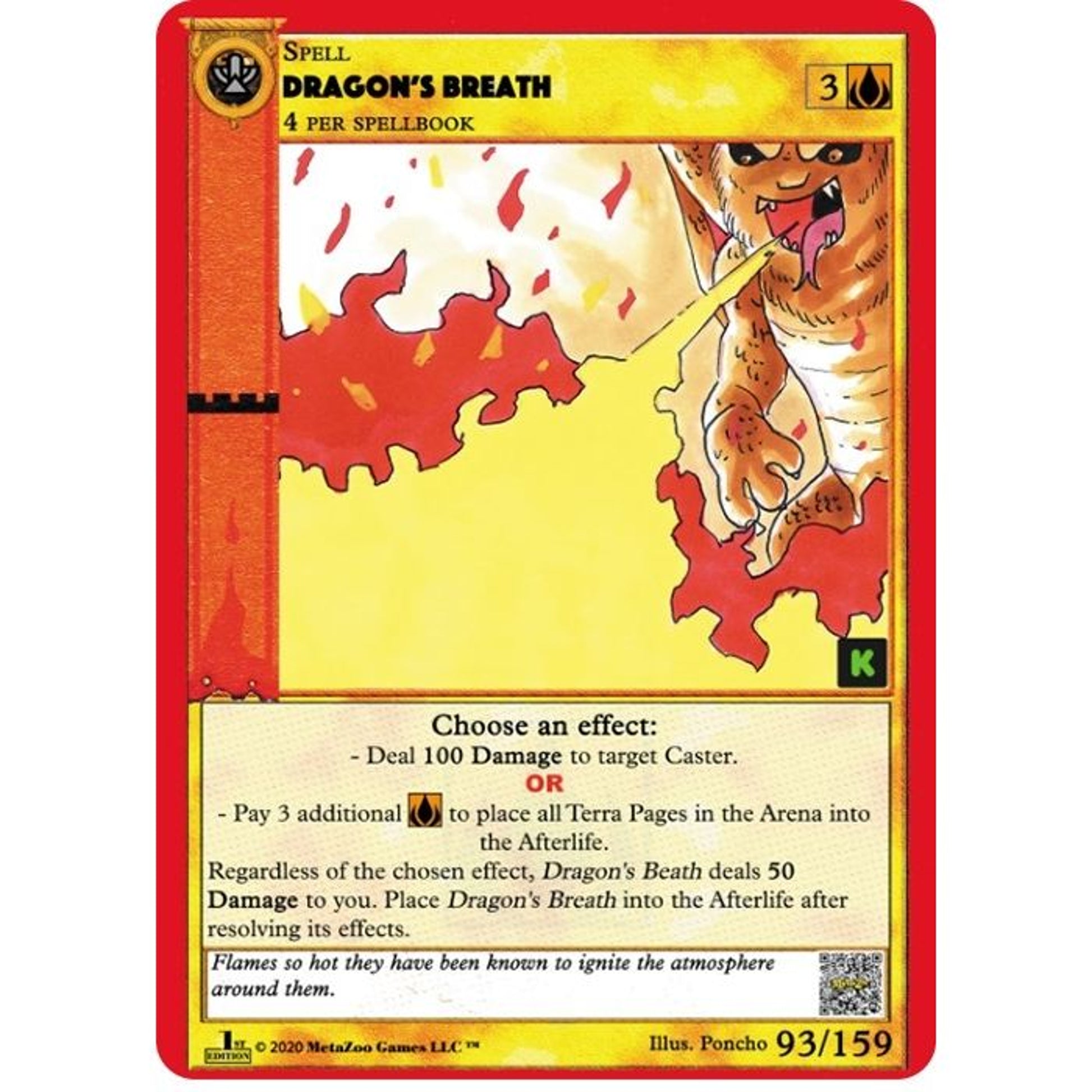 Image for Dragon's Breath (93) (CNKE) - MetaZoo