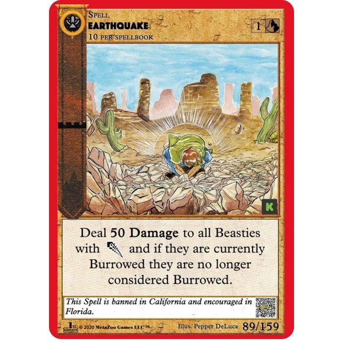 Image for Earthquake (89) (CNKE) - MetaZoo