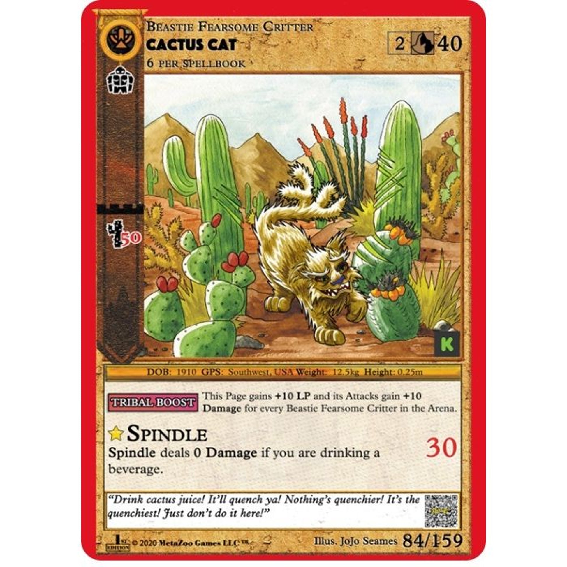 Image for Cactus Cat (84) (CNKE) - MetaZoo