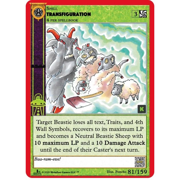 Image for Transfiguration (81) (CNKE) - MetaZoo