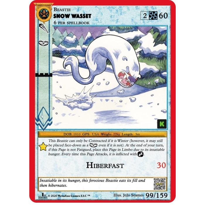 Image for Snow Wasset (99) (CNKE) - MetaZoo