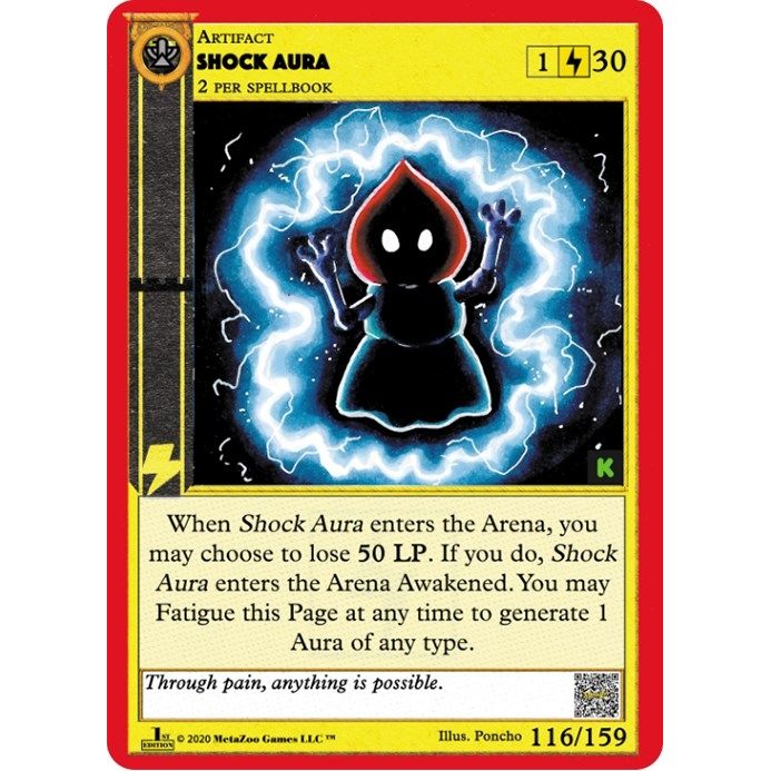 Image for Shock Aura (116) (CNKE) - MetaZoo