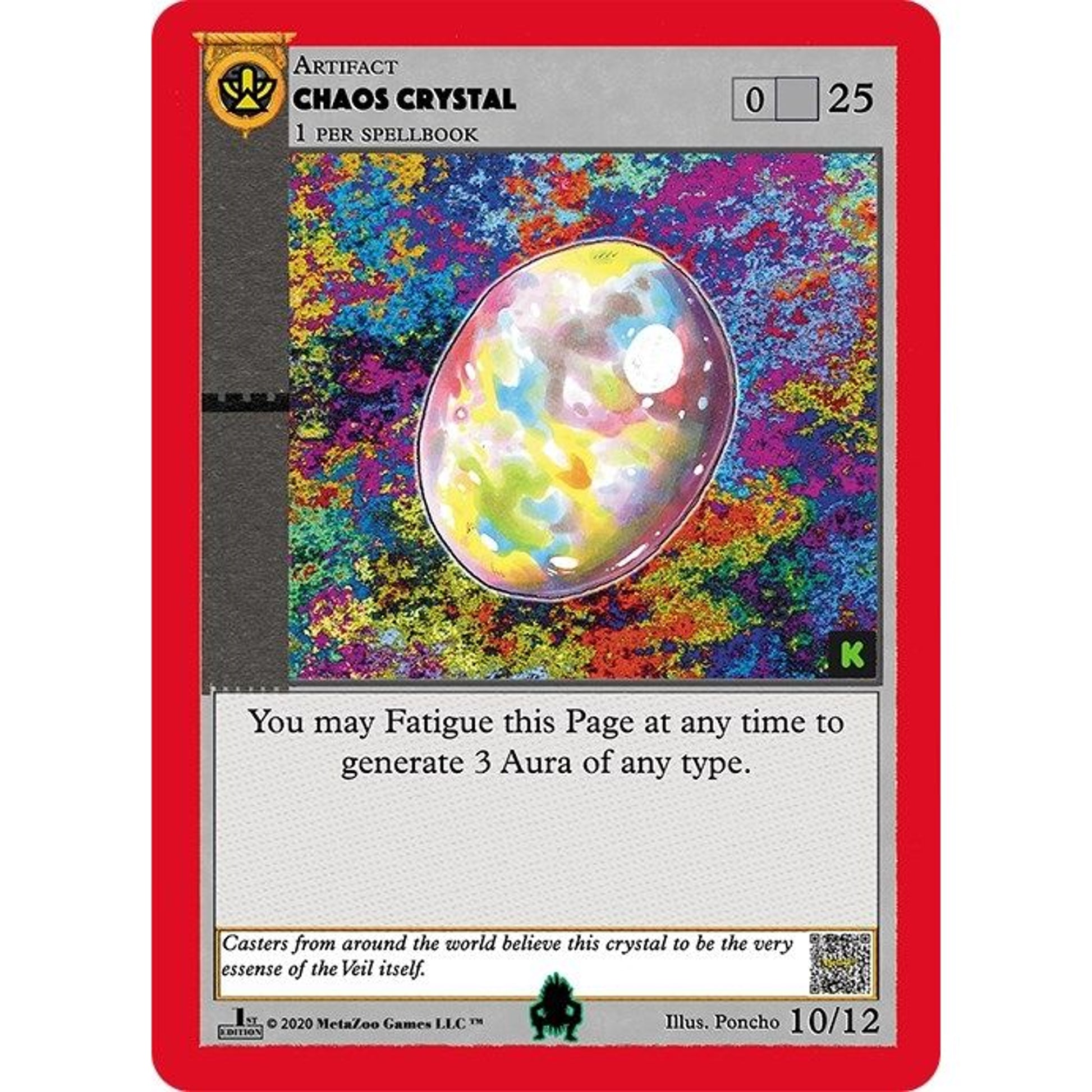 Image for Chaos Crystal (Pukwudgie Chieftain) (10) (CNKE-TD) - MetaZoo