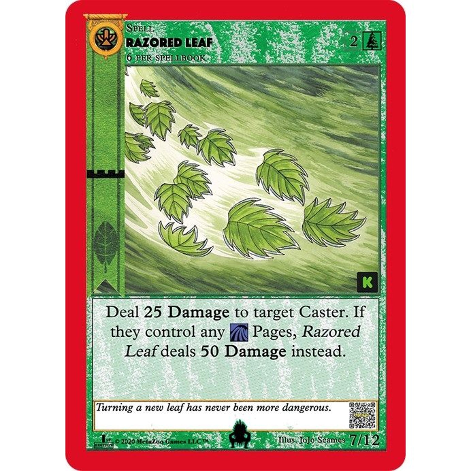 Image for Razored Leaf (7) (CNKE-TD) - MetaZoo
