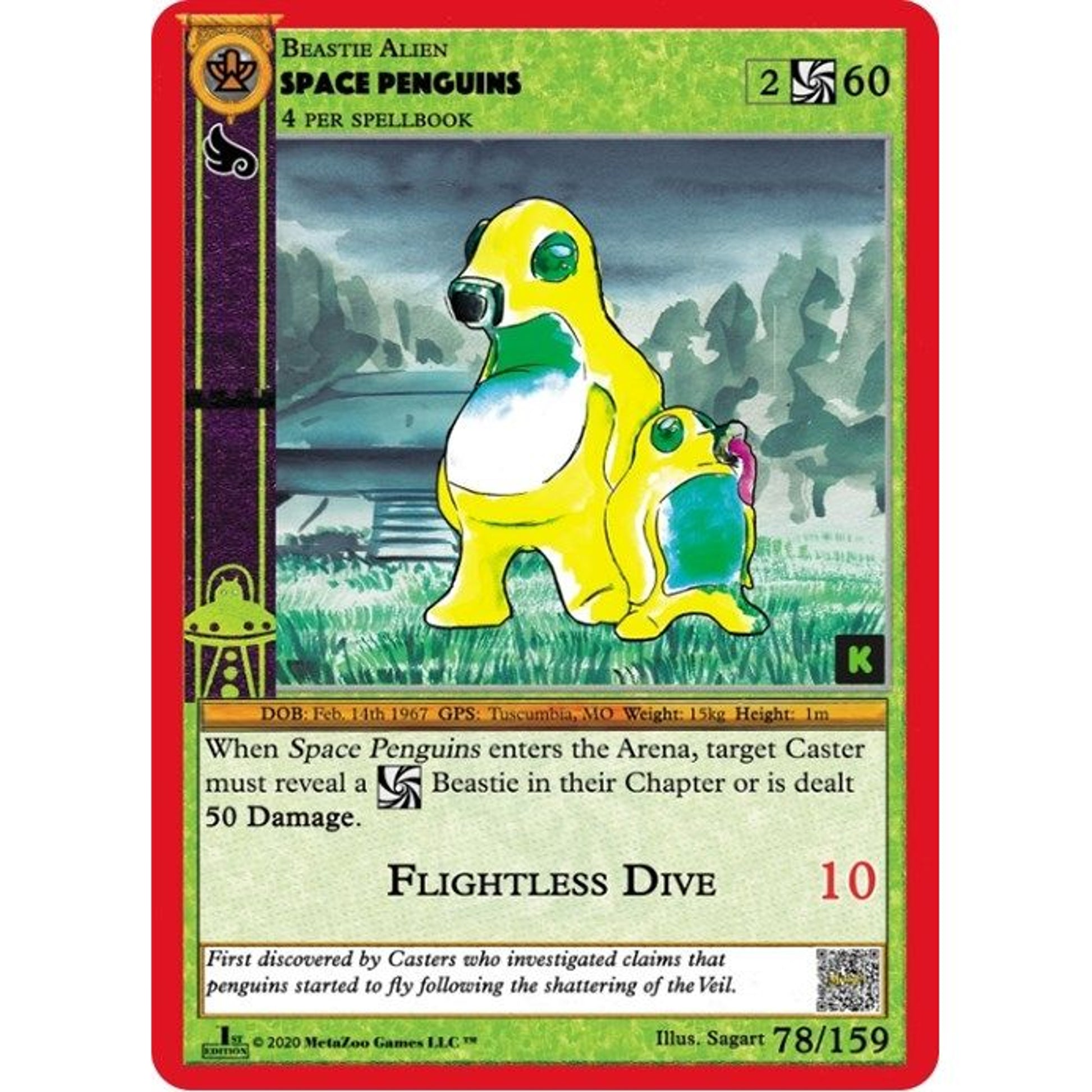 Image for Space Penguins (78) (CNKE) - MetaZoo