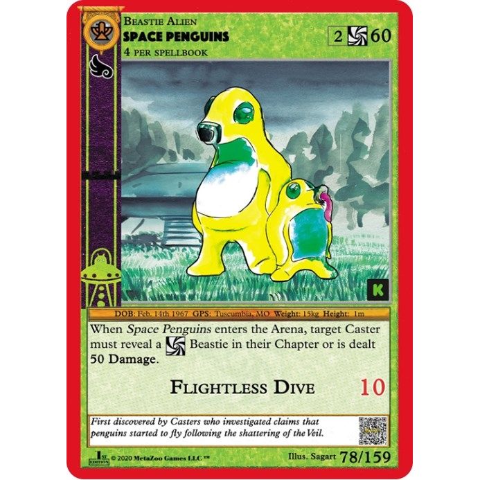 Image for Space Penguins (78) (CNKE) - MetaZoo