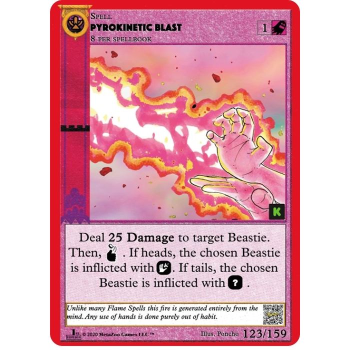 Image for Pyrokinetic Blast (123) (CNKE) - MetaZoo