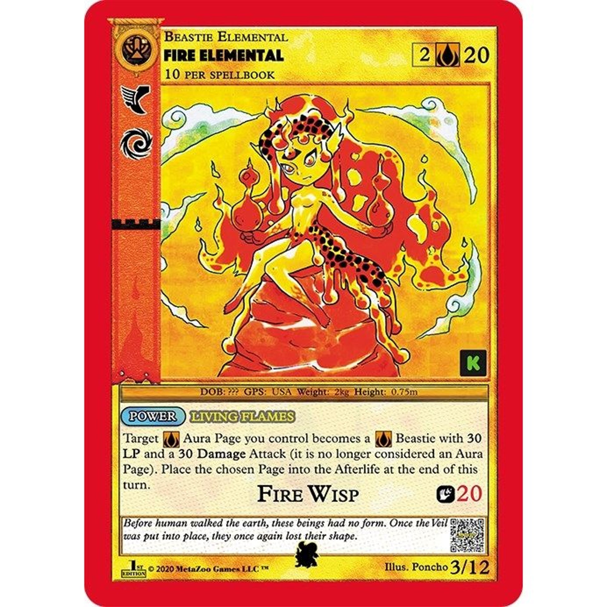 Image for Fire Elemental (2) (CNKE-TD) - MetaZoo