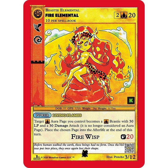 Image for Fire Elemental (2) (CNKE-TD) - MetaZoo