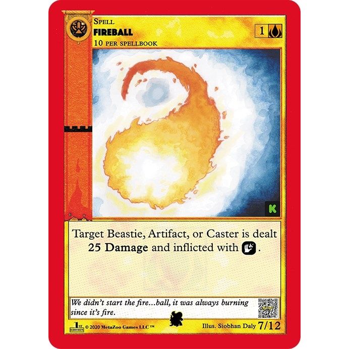 Image for Fireball (7) (CNKE-TD) - MetaZoo