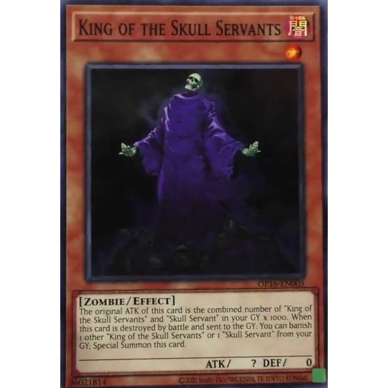 Image for King of the Skull Servants (OP16-EN005) (OP16) - YuGiOh