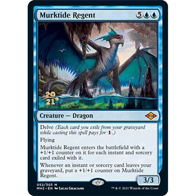 Image for Murktide Regent (52) (PRE) - Magic: The Gathering