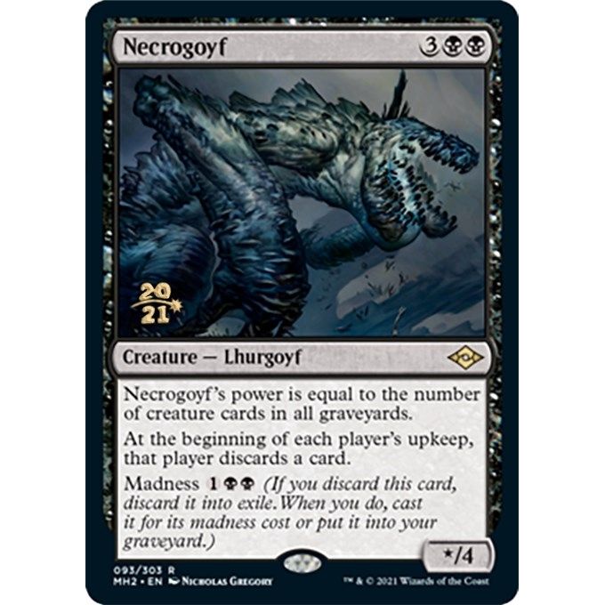 Image for Necrogoyf (93) (PRE) - Magic: The Gathering