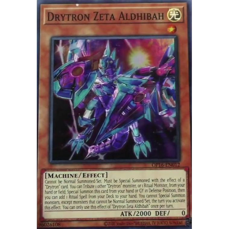 Image for Drytron Zeta Aldhibah (OP16-EN012) (OP16) - YuGiOh