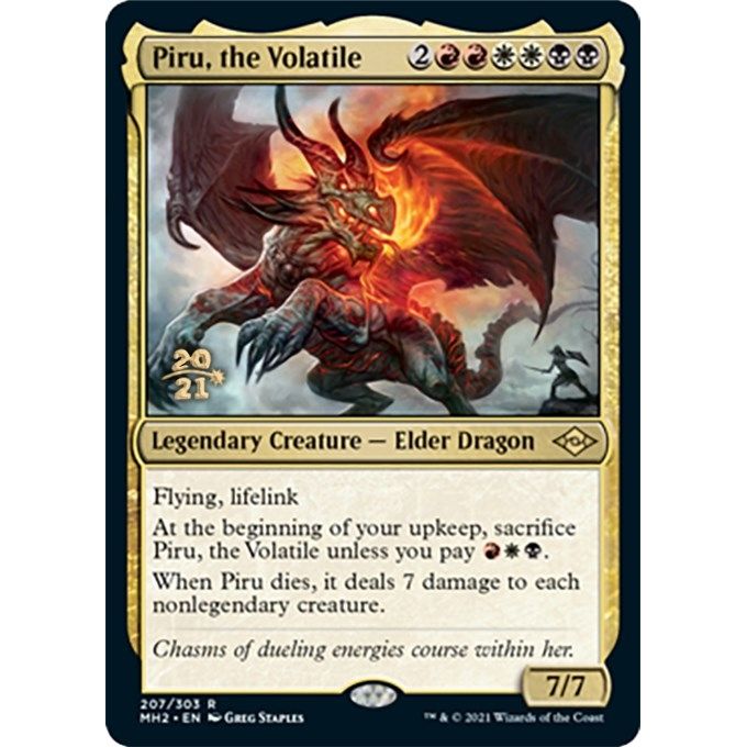 Image for Piru, the Volatile (207) (PRE) - Magic: The Gathering