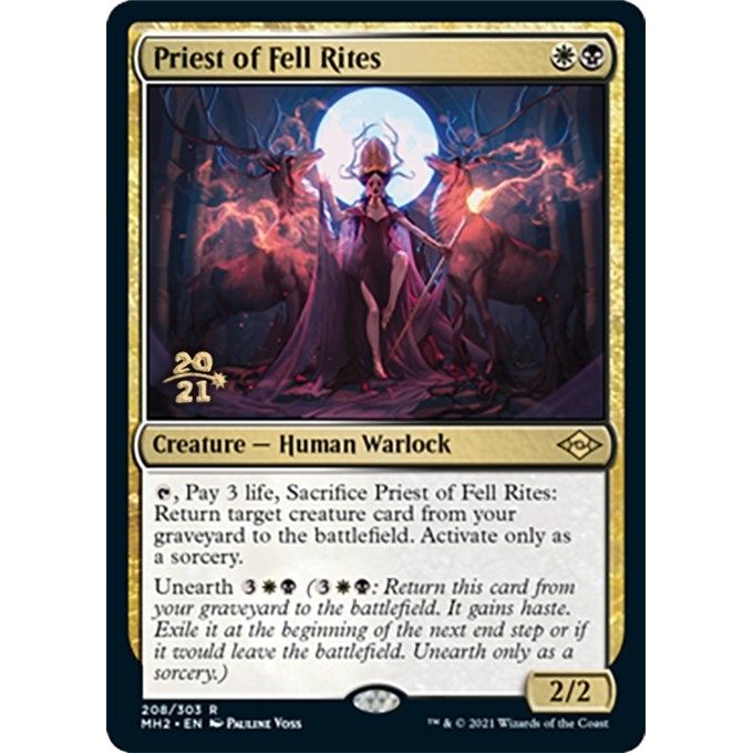 Image for Priest of Fell Rites (208) (PRE) - Magic: The Gathering