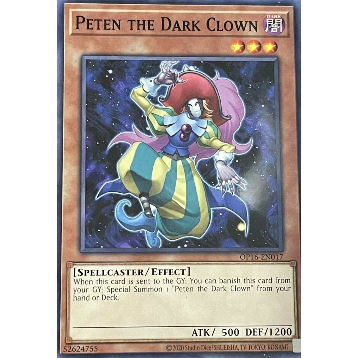Image for Peten the Dark Clown (OP16-EN017) (OP16) - YuGiOh