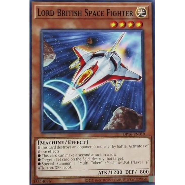 Image for Lord British Space Fighter (OP16-EN019) (OP16) - YuGiOh