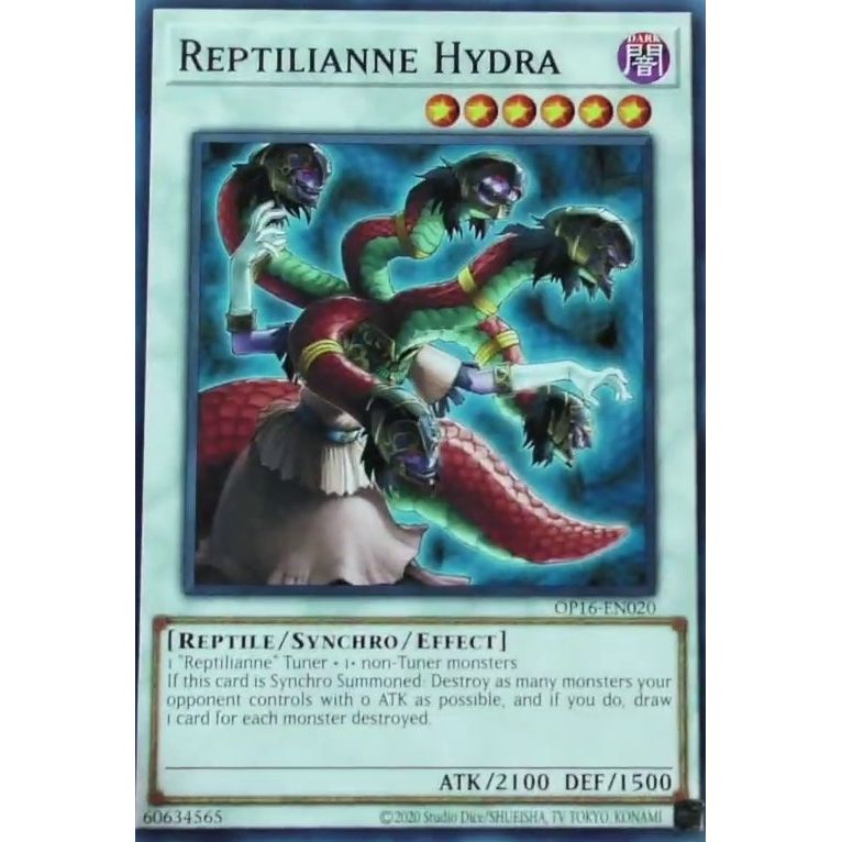 Image for Reptilianne Hydra (OP16-EN020) (OP16) - YuGiOh
