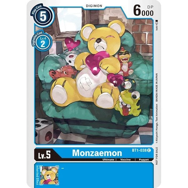 Image for Monzaemon - BT1-038 (Official Tournament Pack Vol.2) (BT1-038 C) (BT01-03A) - Digimon Card Game