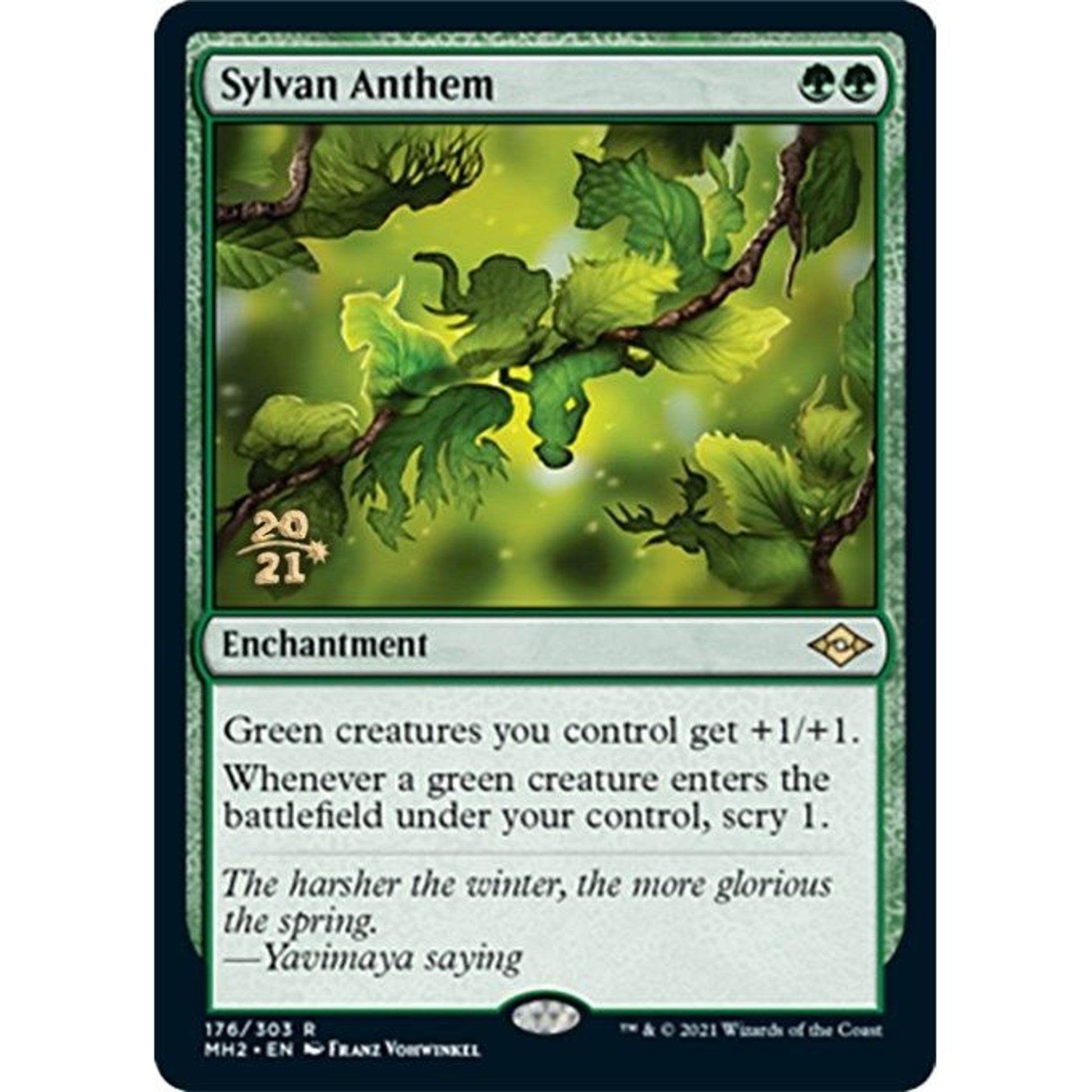 Image for Sylvan Anthem (176) (PRE) - Magic: The Gathering