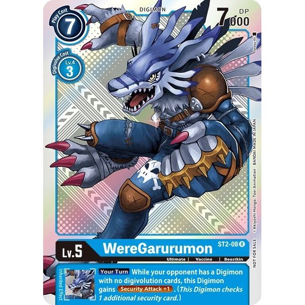 Image for WereGarurumon - ST2-08 (Official Tournament Pack Vol.2) (ST2-08 R) (ST-2) - Digimon Card Game