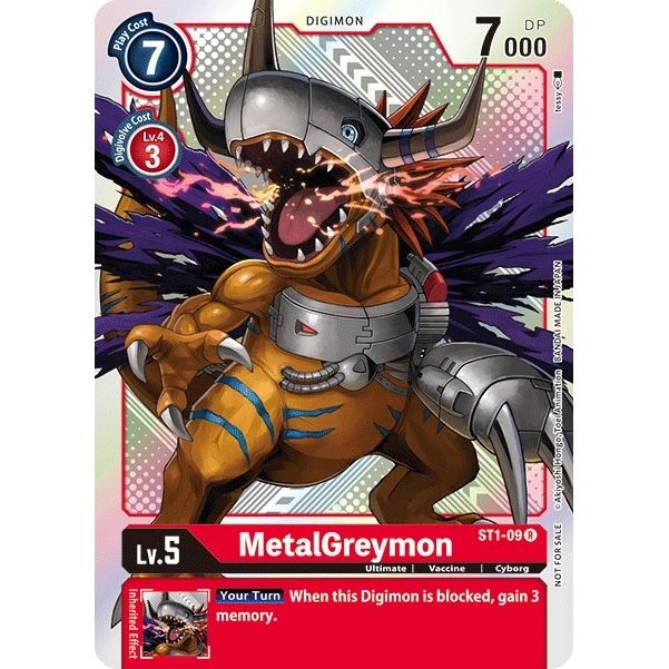 Image for MetalGreymon - ST1-09 (Official Tournament Pack Vol.2) (ST1-09 R) (ST-1) - Digimon Card Game
